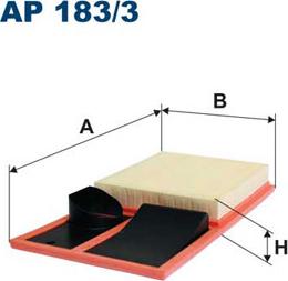 Filtron AP183/3 — Filtr powietrza