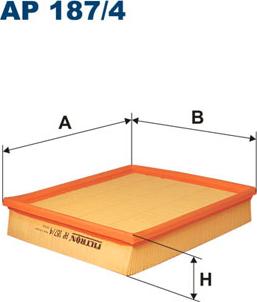 Filtron AP187/4 — Filtr powietrza