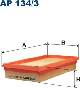 Filtron AP134/3 — Filtr powietrza