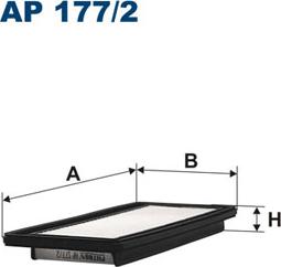Filtron AP177/2 - FILTR POWIETRZA
