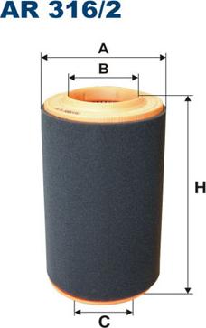 Filtron AR316/2 — Filtr powietrza