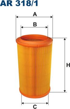 Filtron AR318/1 - FILTR POWIETRZA