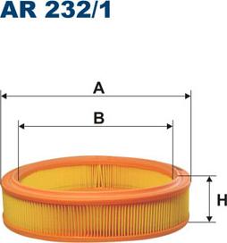 Filtron AR232/1 - FILTR POWIETRZA