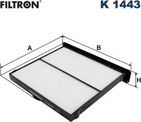Filtron K 1443 — Filtr kabinowy