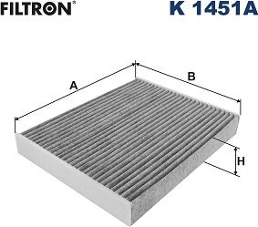 Filtron K 1451A — Filtr kabinowy
