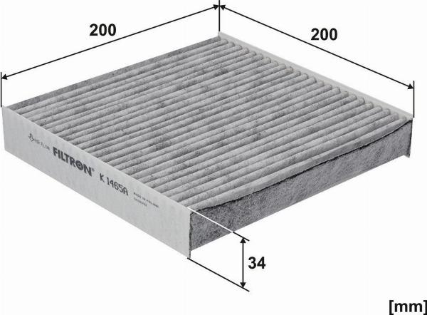 Filtron K 1465A - Filtr kabiny