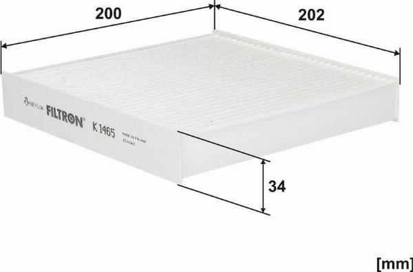 Filtron K 1465 - Filtr kabiny