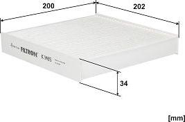 Filtron K 1465 — Filtr kabinowy