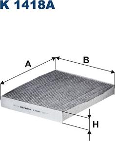 Filtron K 1418 — Filtr kabinowy