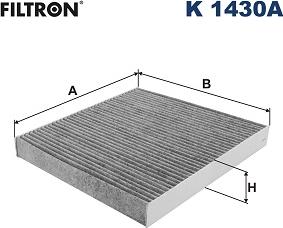 Filtron K 1430A — Filtr kabinowy