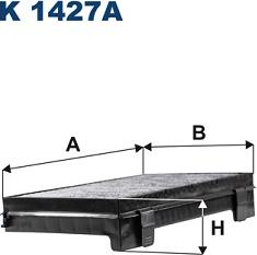 Filtron K 1427A — Filtr kabinowy