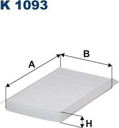 Filtron K1093 — Filtr kabinowy
