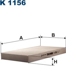Filtron K1156 — Filtr kabinowy