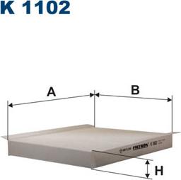 Filtron K1102 — Filtr kabinowy
