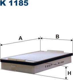 Filtron K1185 — Filtr kabinowy