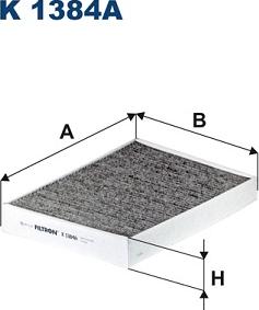 Filtron K 1384 — Filtr kabinowy