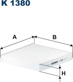 Filtron K1380 — Filtr kabinowy