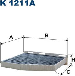 Filtron K1211A — Filtr kabinowy