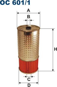 Filtron OC601/1 — Filtr oleju