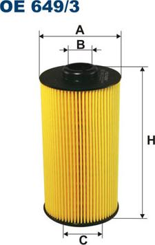 Filtron OE649/3 — Filtr oleju