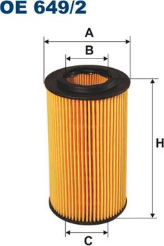 Filtron OE649/2 - FILTR OLEJU