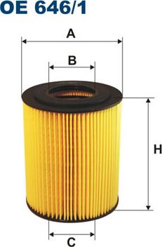 Filtron OE646/1 — Filtr oleju