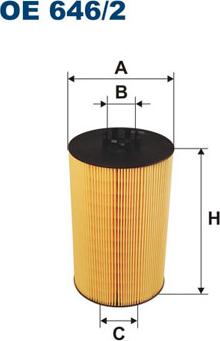 Filtron OE646/2 - FILTR OLEJU