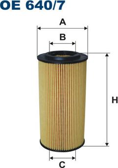 Filtron OE640/7 — Filtr oleju