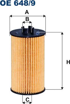 Filtron OE648/9 - Filtr oleju