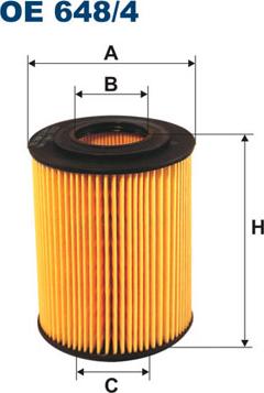 Filtron OE648/4 — Filtr oleju