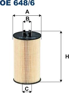 Filtron OE648/6 — Filtr oleju