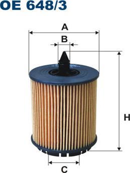 Filtron OE648/3 — Filtr oleju