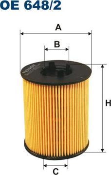 Filtron OE648/2 — Filtr oleju