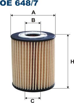 Filtron OE648/7 — Filtr oleju