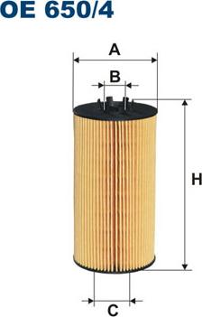 Filtron OE650/4 — Filtr oleju