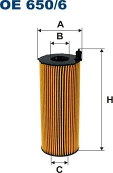 Filtron OE650/6 — Filtr oleju