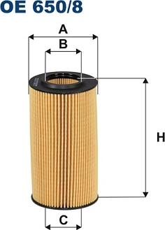 Filtron OE650/8 — Filtr oleju