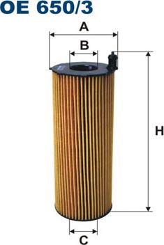 Filtron OE650/3 — Filtr oleju