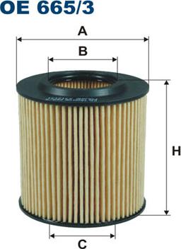 Filtron OE665/3 — Filtr oleju