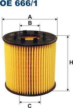 Filtron OE666/1 — Filtr oleju