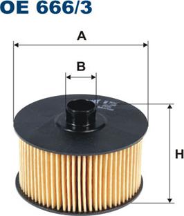 Filtron OE666/3 — Filtr oleju