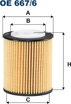 Filtron OE 667/6 — Filtr oleju