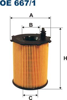 Filtron OE667/1 — Filtr oleju