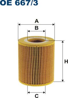 Filtron OE667/3 — Filtr oleju