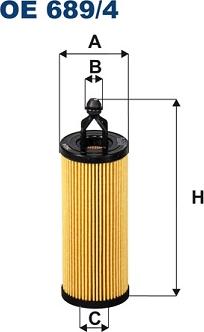 Filtron OE 689/4 — Filtr oleju