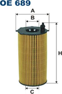 Filtron OE689 — Filtr oleju