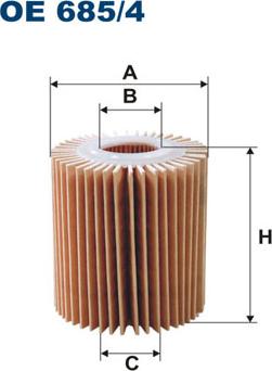 Filtron OE685/4 — Filtr oleju