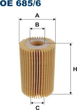 Filtron OE685/6 — Filtr oleju