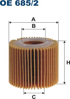 Filtron OE685/2 — Filtr oleju