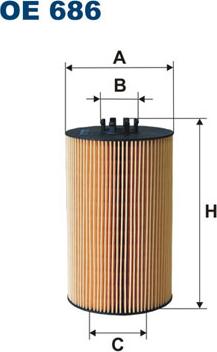 Filtron OE686 — Filtr oleju